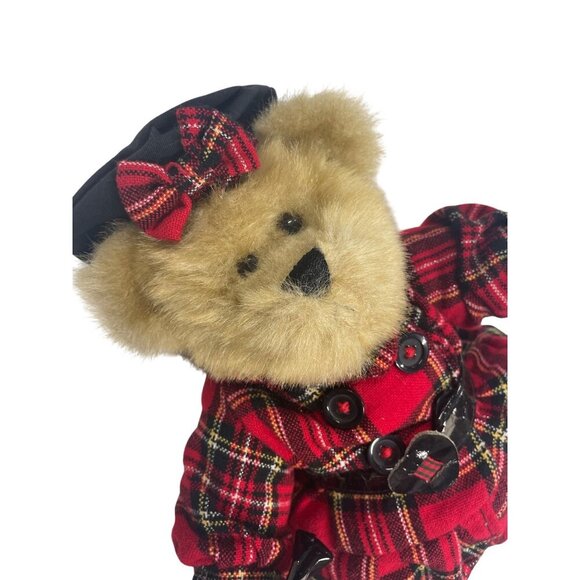 Fiona 2008 Collectible Plush Bear In Plaid Dress Accessories & Bow Detailing - Picture 6 of 6